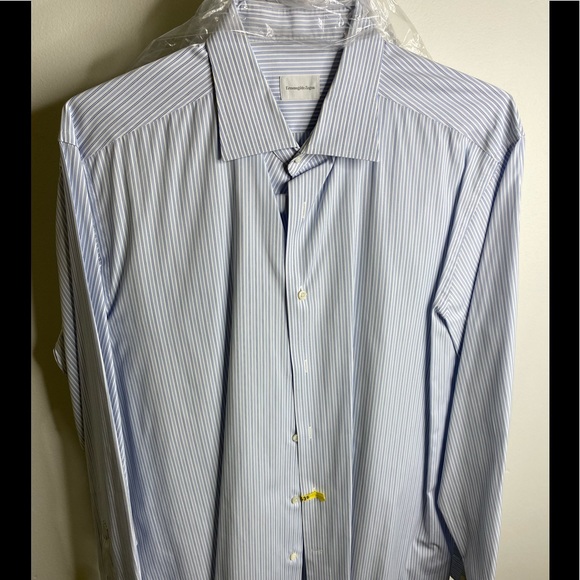 Excellent Condition Zegna Dress Shirts 17-… - Picture 7 of 8